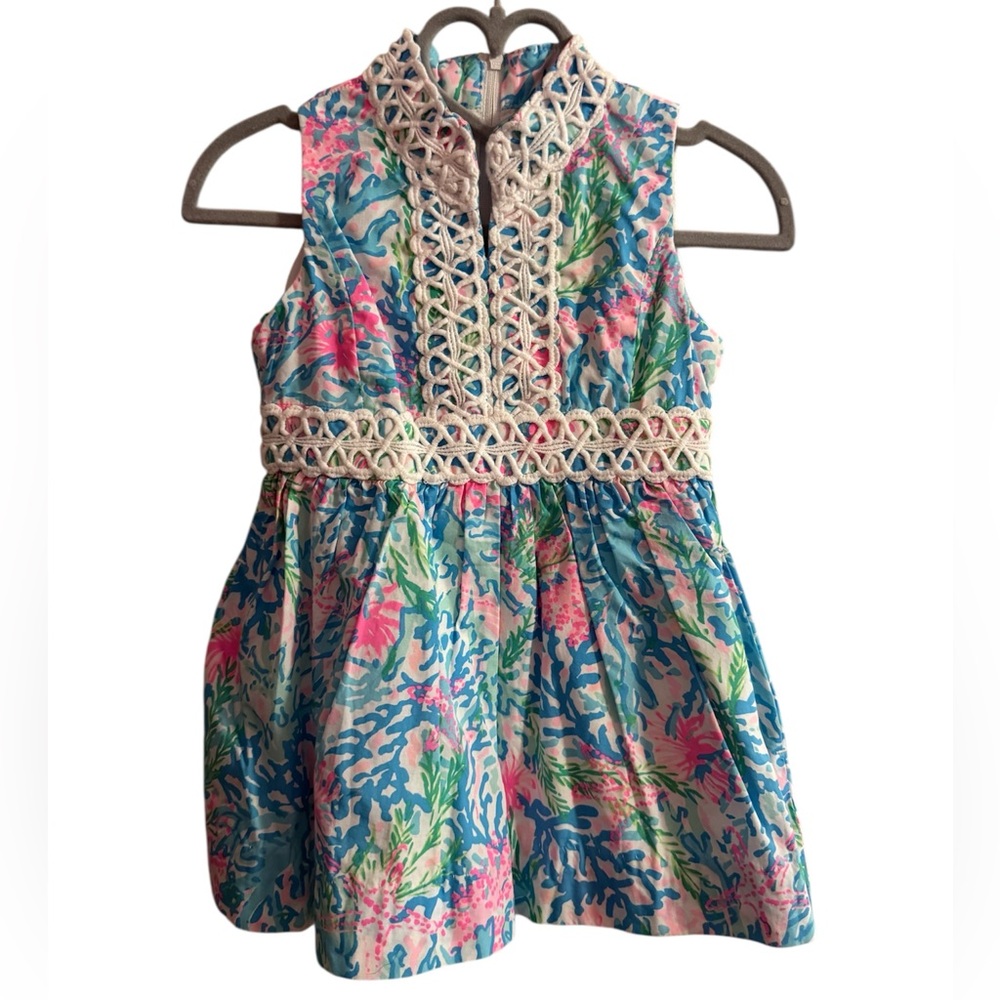 Lilly Pulitzer Girls Coral Bay Mini Franci Dress 2
